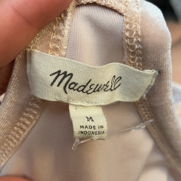 Madewell Velvet Racerback Bodysuit - Picture 7 of 13